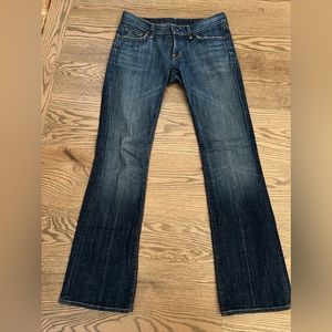 Citizens of Humanity Low Waist Bootcut Jean in Kelly #001 Stretch